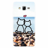 Husa silicon pentru Samsung Grand Prime, In Love Cats