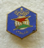 v611 INSIGNA PIN SPORT ITALIA FITAV 15mm STARE EXCELENTA