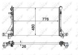 NRF 58482 Radiator, racire motor