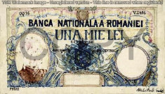 REPRODUCERI dupa PROIECTE DE BANCNOTE ROMANESTI 1921-1947 foto