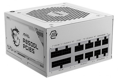 SURSA MSI MAG A850GL PCIE5 WHITE foto