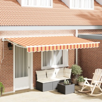 vidaXL Material pentru &amp;Icirc;nlocuirea Marchizei pentru Cadru 4x2 m cu Model Multicolor foto