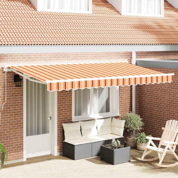 vidaXL Material pentru &Icirc;nlocuirea Marchizei pentru Cadru 4x2 m cu Model Multicolor