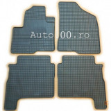 Covorase Cauciuc Negre Hyundai Santa Fe 2 II (2006-2012) Premium
