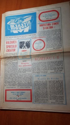 magazin 4 septembrie 1982-lansarea avionului romanesc rombac 1-11 foto