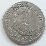 Austria 6 kreuzer 1670 argint Leopold l, Europa
