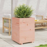 Jardiniera Gradina vidaXL Lemn Masiv Douglas 50x50x72.5 cm Maro Ghiveci Exterior Interior
