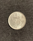 Moneda 25 cenți 1976 Olanda, Europa