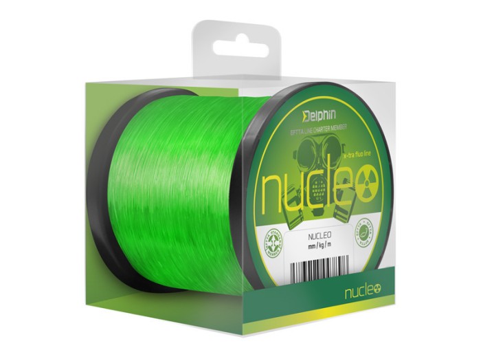 Fir Monofilament Nucleo, Verde Fluo 0,35 mm. / 1100 M - Delphin