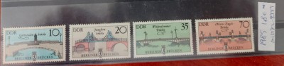 TS21 - Timbre serie DDR 1985 Mi2972-75 foto