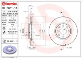BREMBO 09.8601.11 PRIME LINE - UV Coated Disc frana