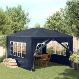 Cort de petrecere, albastru, 3 x 4 m