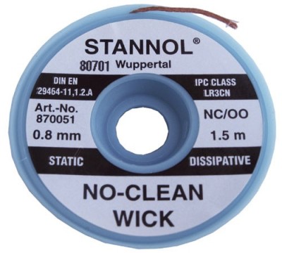 0,8MM-1,5M LITA ABSORBANTA NO-CLEAN STANNOL -ROHS- 870051 STANNOL foto