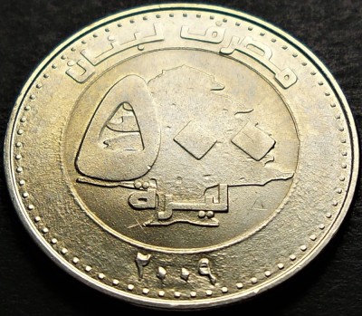 Moneda exotica 500 LIVRE(S) - LIBAN, anul 2009 * cod 1336 B foto