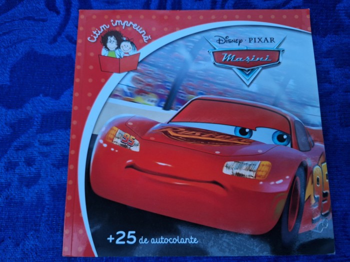 Disney | Cars Pixar Mcqueen carte copii + autocolante