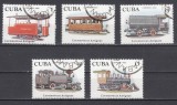 A12 S1 25 - Timbre foarte vechi - Cuba - locomotive de epoca - 1980