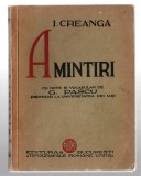 Amintiri - Ion Creangă - cu note si vocabular de G. Pascu, 1934