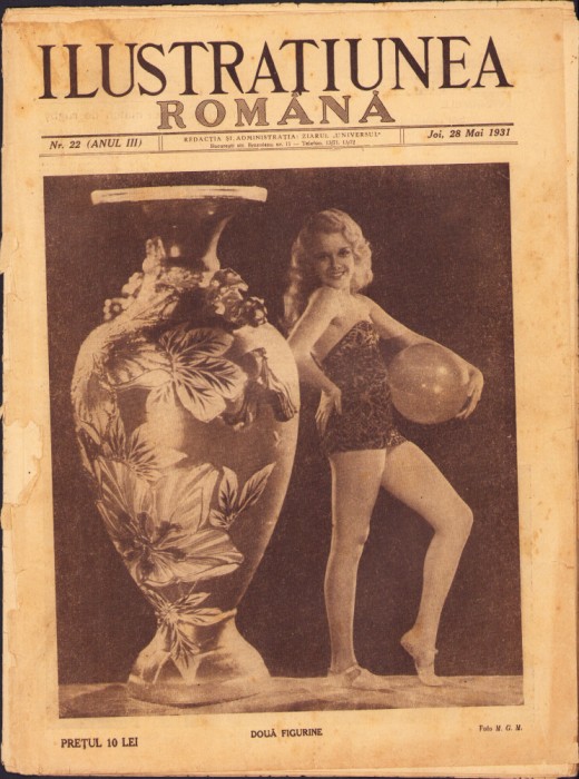 HST Z177 Ilustrațiunea Rom&acirc;nă 22/1931 Carol al II-lea Centenarul Infanteriei