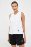 Cumpara ieftin Adidas by Stella McCartney top femei, culoarea alb IB6858