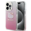 Husa pentru iPhone 13 Pro - Hello Kitty Hardcase IML Gradient Electrop Kitty Head (HKHCP13LHDGKEP) - Pink