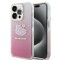Husa pentru iPhone 13 Pro - Hello Kitty Hardcase IML Gradient Electrop Kitty Head (HKHCP13LHDGKEP) - Pink