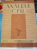 Analele CFR 1947, Anul 1, Caietul 1. Chivu Stoica. Carte Veche CFR. Bibliofilie. Format Mare. Bijuterie!