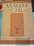 Cumpara ieftin Analele CFR. 1947. Anul 1, caietul 1. Chivu Stoica