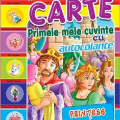 Primele mele cuvinte cu autocolante. Printese ( engleza-romana)