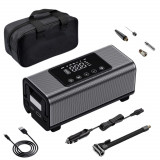 Compresor auto portabil cu acumulator, Pompa cu 2 cilindri de umflat roti, TAITAVA T2500-2, 14.8v, 2600mAhx4, Wireless, Afisaj led, Digital, 150 psi 3