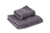 Cumpara ieftin Set 2 prosoape baie bumbac gri inchis 36 x 56 cm, 53 x 96 cm, 500 gr