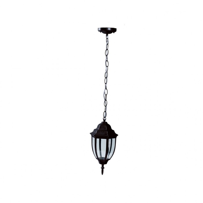 Lampa Gradina Corint Negru 1xE27 60W IP44