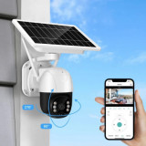 Camera de supraveghere cu panou solar, Wifi, Senzor de Miscare, 1080p, Jortan