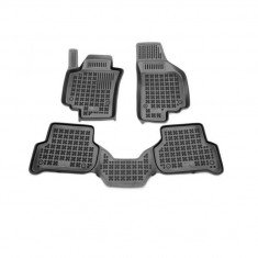 Set covorase auto din cauciuc SEAT ALTEA (5P1/5P5), 03.2004- model XL, presuri tip tavita, negru