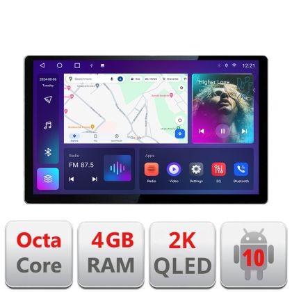 Navigatie dedicata Mitubishi Lancer 2001-2007 N-LANCER07 Edonav ecran 13&quot; 2K 8 si 128 Android Waze USB Navigatie 4G 360 Toslink Y CarStore Technology