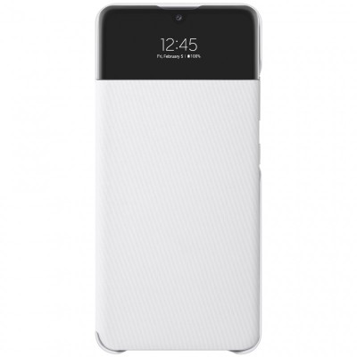Husa Samsung Galaxy A72, S View Wallet, Alba EF-EA725PWEGEE foto