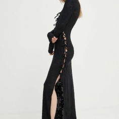 Résumé rochie AliyahRS Dress culoarea negru, maxi, mulata, 20561123