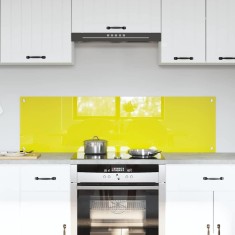 Spate de bucatarie 2 pcs Galben 70 x 40 cm sticla securizata foto