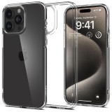 Cumpara ieftin Husa pentru iPhone 15 Pro, Spigen Ultra Hybrid, Clear