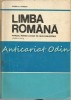 Manual Limba Romana clasa a XII-a, Florin D. Popescu, Editura Didactica si Pedagogica, Bucuresti 1980