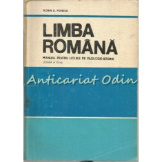 Limba Romana. Manual Pentru Clasa a XII-a - Florin D. Popescu