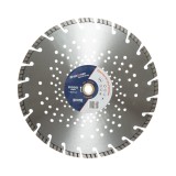 Disc diamantat turbo segmentat 350x30mm, segment 10mm pentru beton armat, pavele, boltari, piatra dura Breckner Germany