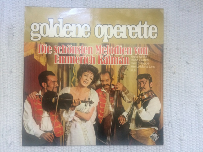 Goldene Operette Die sch&ouml;nsten melodien von Emmerich Kalman disc vinyl lp VG+