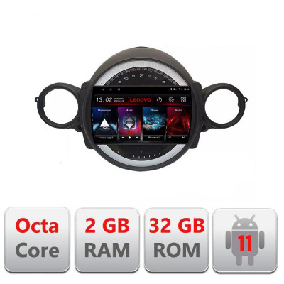 Navigatie dedicata Mini 2007-2011 Lenovo Octa Core cu Android Radio Bluetooth Internet GPS WIFI DSP 2+32 GB 4G KIT-mini-01+EDT- CarStore Technology foto