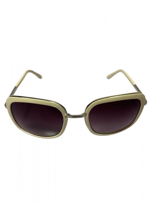 Ochelari de soare dama, UV400, Crem