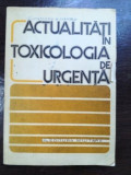Actualitati in toxicologia de urgenta- Ciumureanu Alexandru