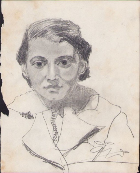 A1702 Schiță de Dimitrie &bdquo;Puiu&rdquo; Eitel, nesemnată