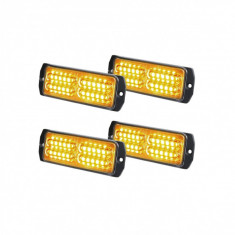 Lampa LED profesionala stroboscopica 12V-24V , 24LED , 3 culori disponibile