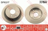 Disc frana spate TRW DF6317