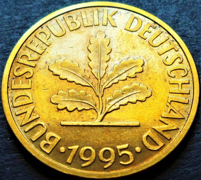 Moneda 10 PFENNIG - GERMANIA, anul 1995 (litera D) * cod 1091 A foto