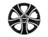 Cumpara ieftin Set 4 capace roti Bis Gri-Negru R16 pentru gama auto Jeep, Autohelix MSA